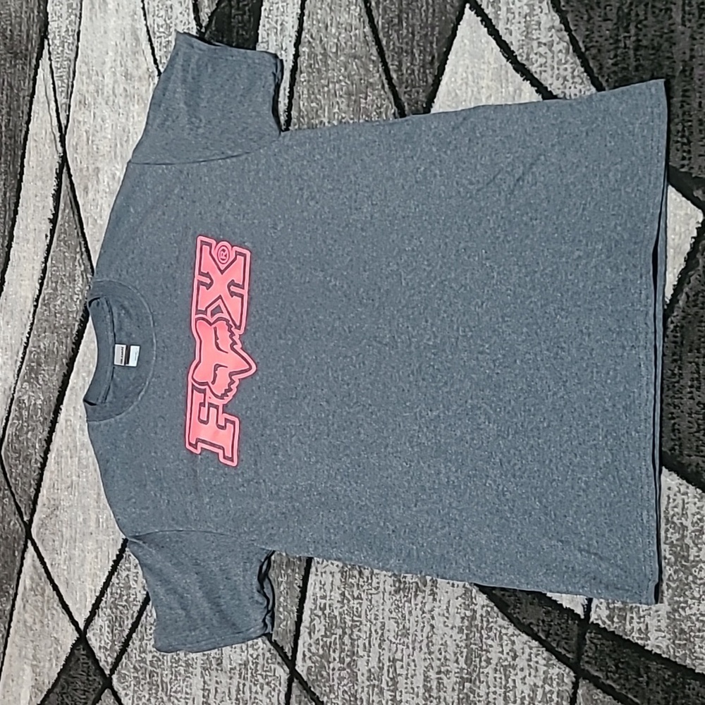 FOX GRAY & PINK TEE-SHIRT PRICE FIRM